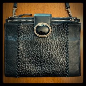 Brighton organizer with crossbody strap